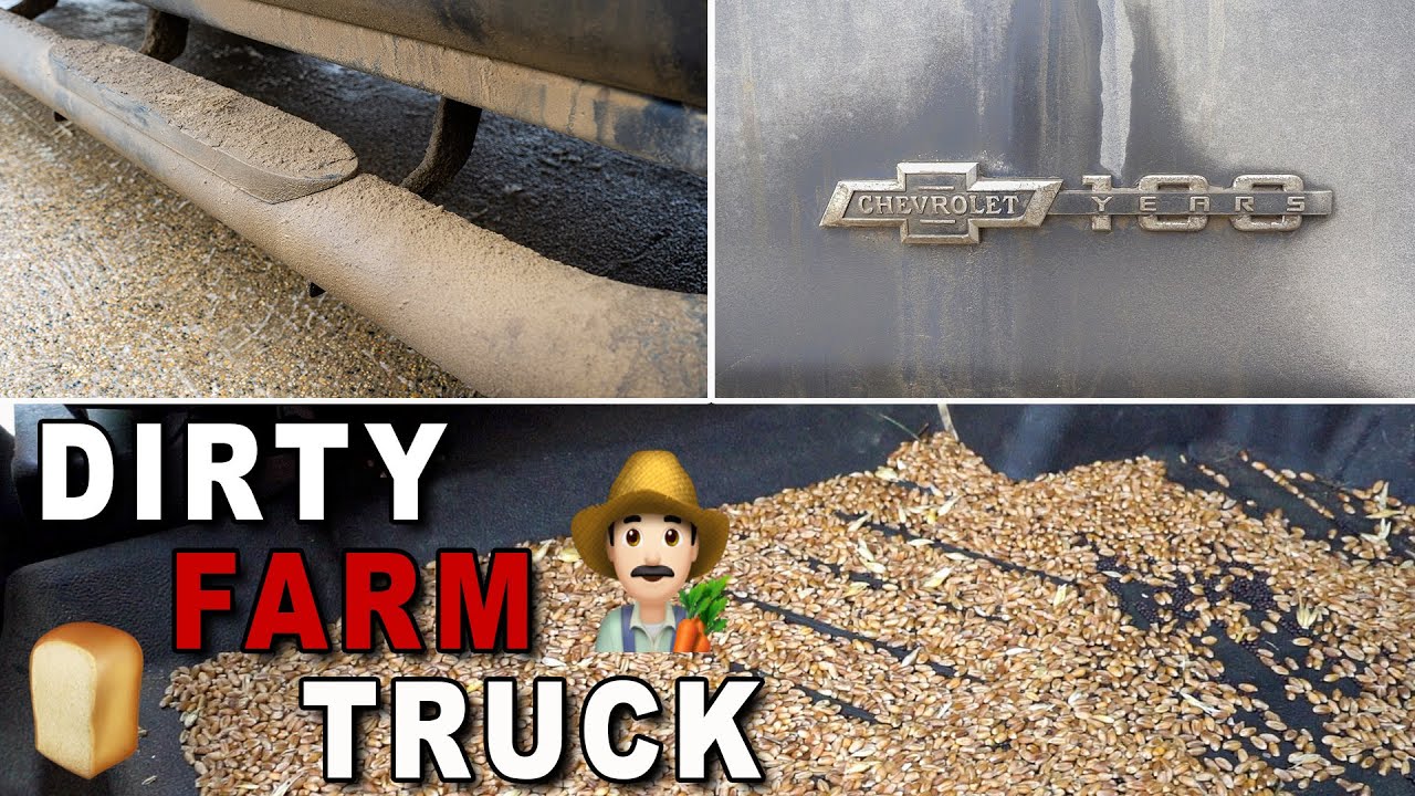 Deep Cleaning a DIRTY Farm Truck! | The Detail Geek