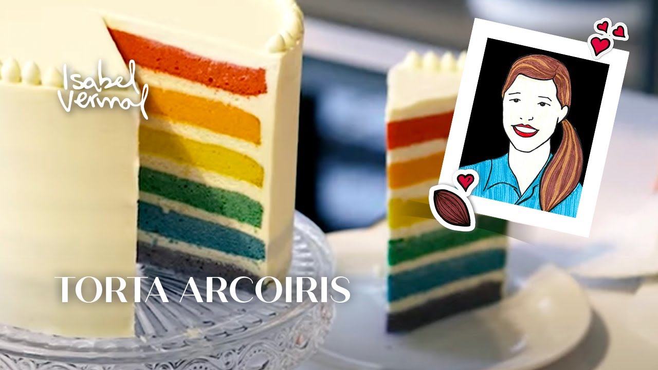 Torta de colores/ Torta arcoíris