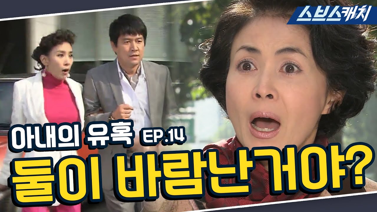아내의 유혹 14회 핵심만 다시 또보기🔎 ＂둘이 바람난거야?＂《장서희, 변우민, 김서형, 이재황 / 레전드 드라마 또보기 / 스브스캐치》