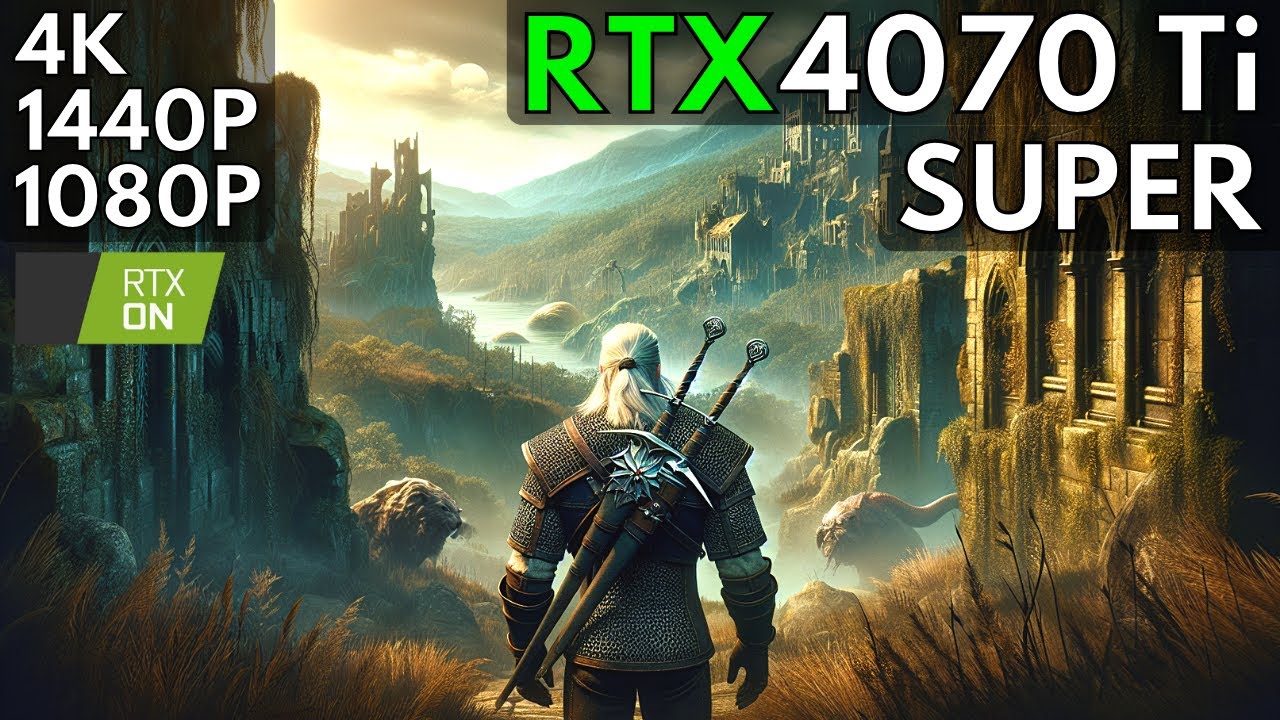 The Witcher 3 Nvidia RTX 4070 Ti SUPER GPU Benchmark Test
