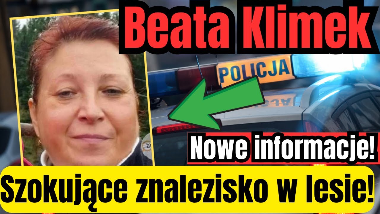 BEATA KLIMEK : Szokujące znaleziska w lesie!nowe tropy mrożą krew w żyłach!