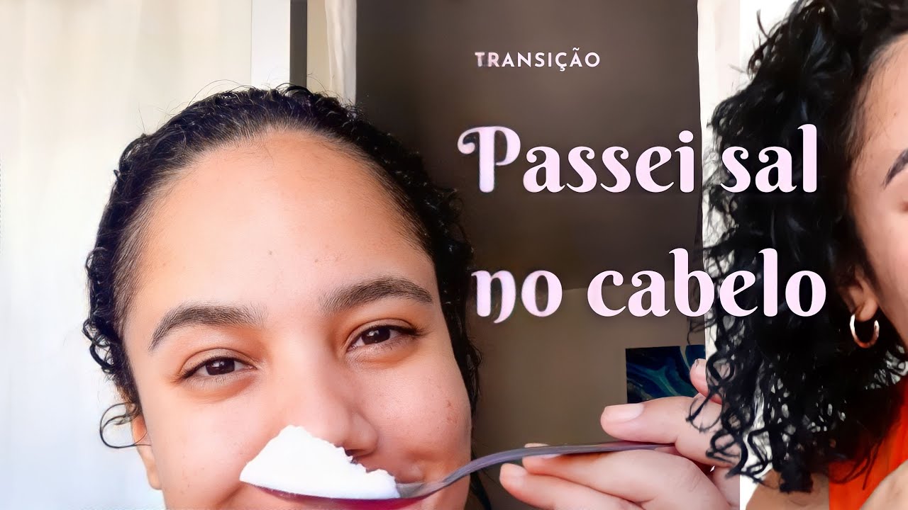 Passei SAL no cabelo para cachear - transição capilar