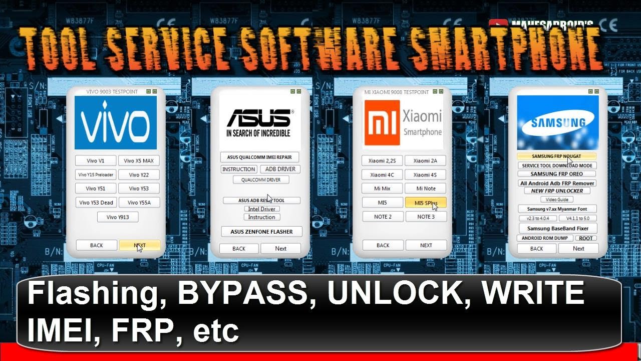 Tools Service software HP android