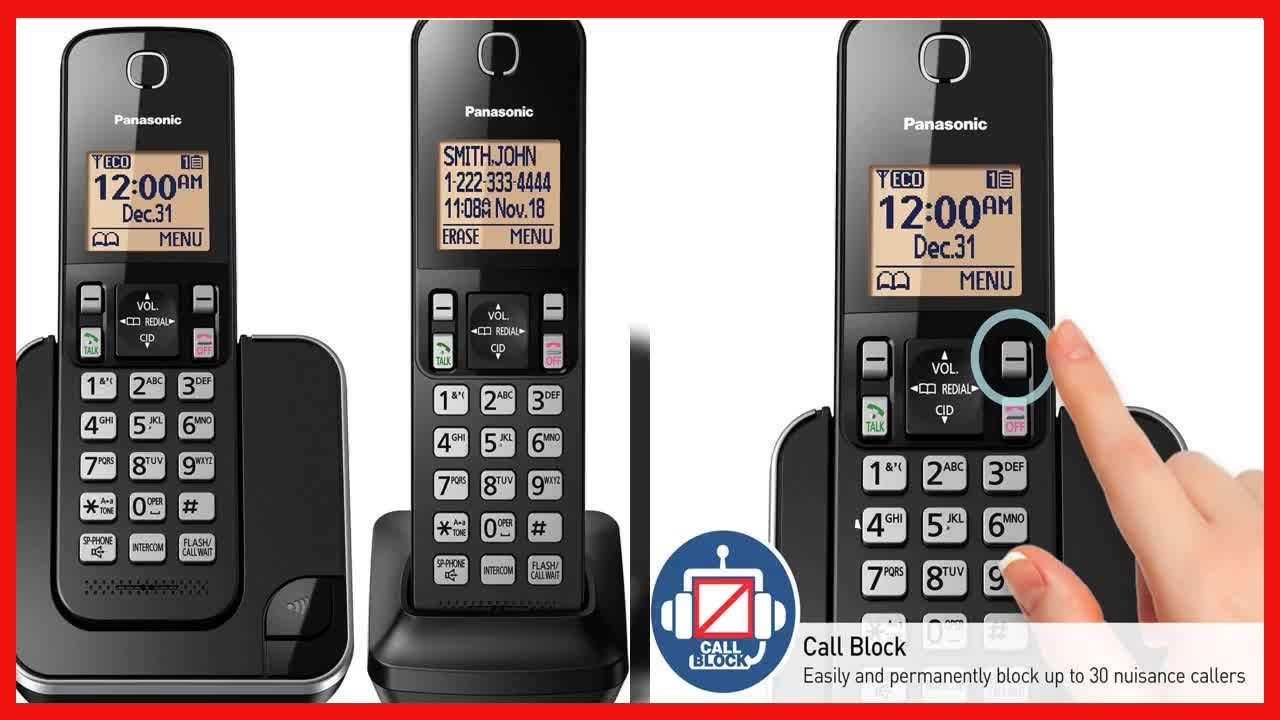 Panasonic KX-TGC352 Cordless Phone Review: Clear Display, Call Block & Eco Mode