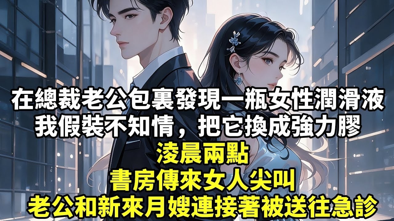 在總裁老公包裏發現一瓶女性潤滑液我假裝不知情，把它換成強力膠淩晨兩點，書房傳來女人尖叫老公和新來月嫂連接著被送往急診#現實情感#豪門言情#為人處世#短篇