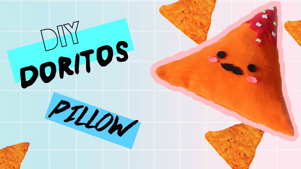 DIY Room Decor • Doritos Pillow (No Sew) • heartcindy