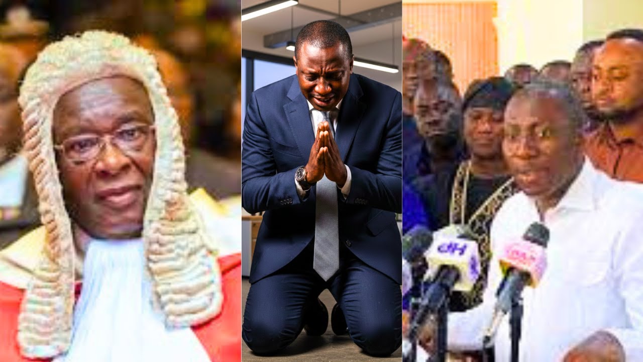 Just In! Afenyo Markin Shâmfully Begs Chief Justice Baffoe Bonny For Forgiveness 4 Insûlting Him