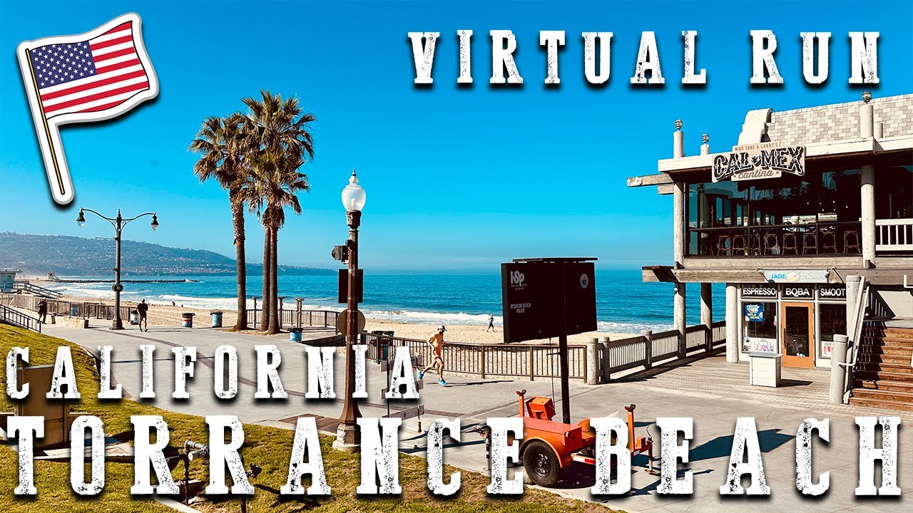 🆃RE🅰DMILL | Virtual 🆁un - TORRANCE BEACH - U.S.A-  #treadmill  #run  #virtualrun