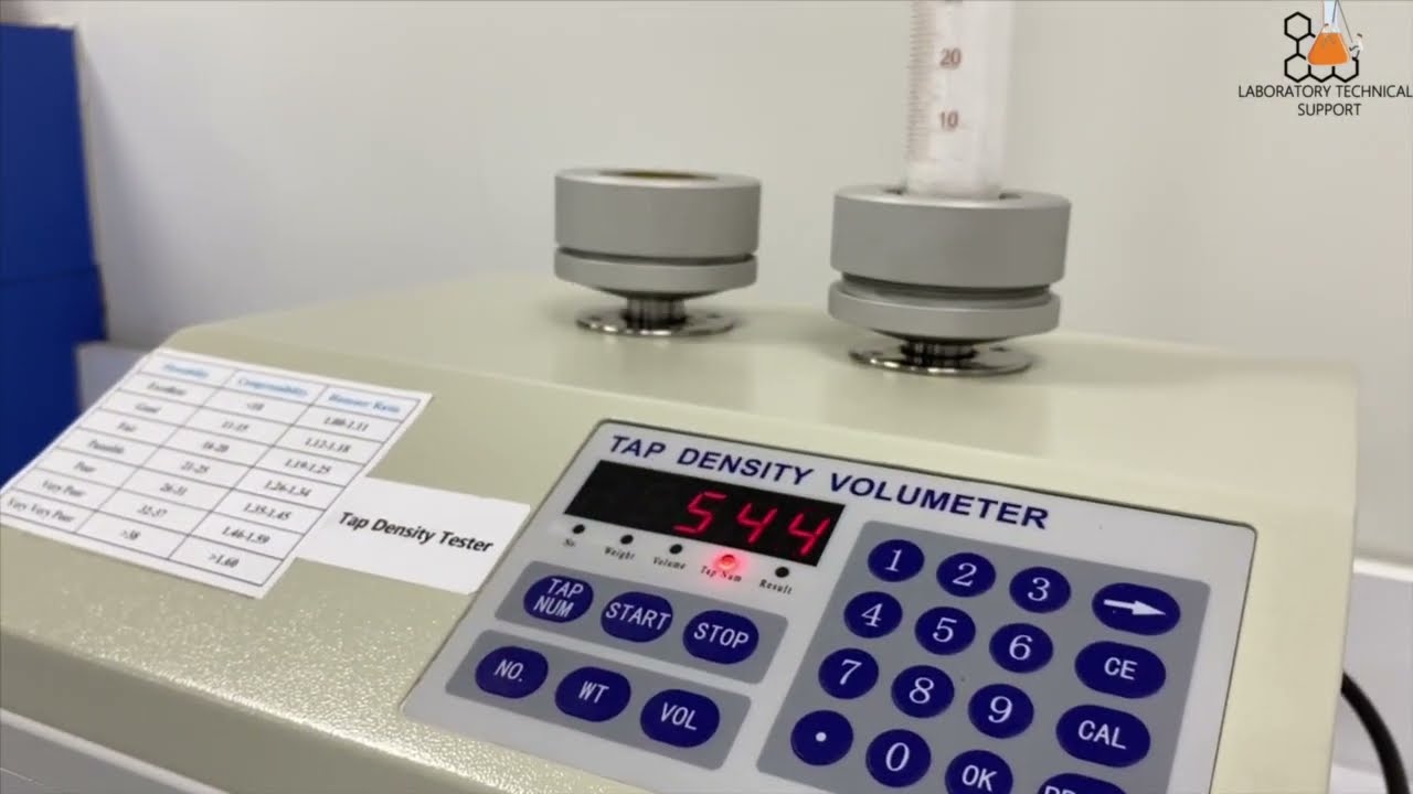 كثافة المساحيق وعلاقتها بقابلية التدفق  Bulk Density and Tapped Density