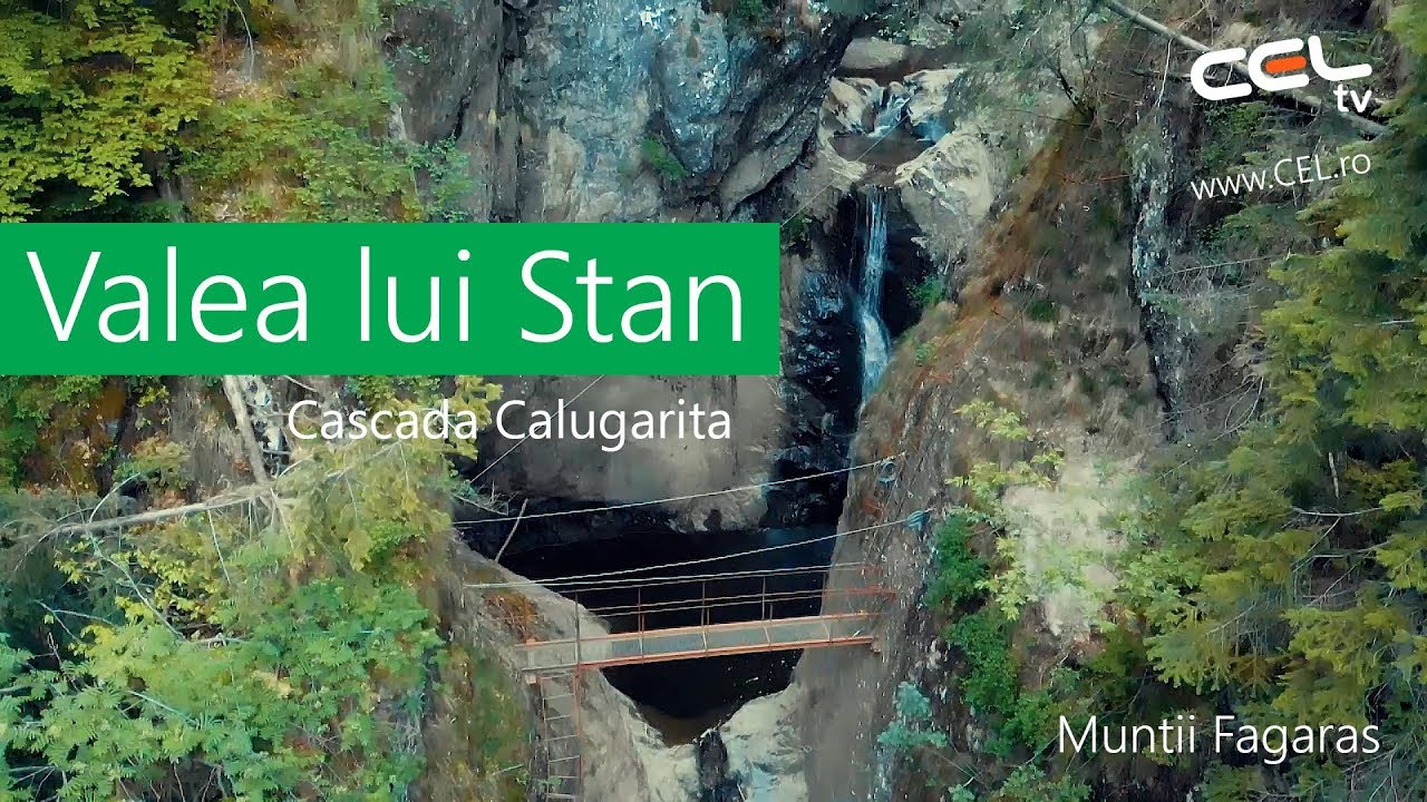Valea lui Stan-Cascada Calugarita : drona DJI Mavic Air + camera GoPro 5 + stabilizare cu Gimbal