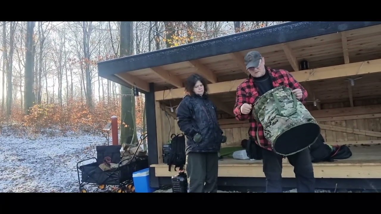Så har vi været i shelter I - 5 grader sjov tur med sara og Heidi og mig selv 
