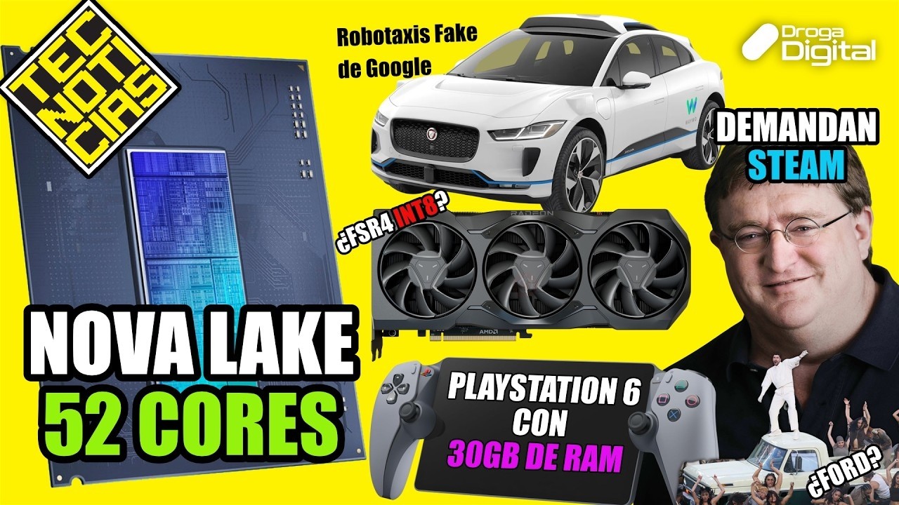 ¿PS6 con 30GB de RAM? ¡Intel con CPUs de 700W! Robotaxis con IA FAKE -TECNOTICIAS