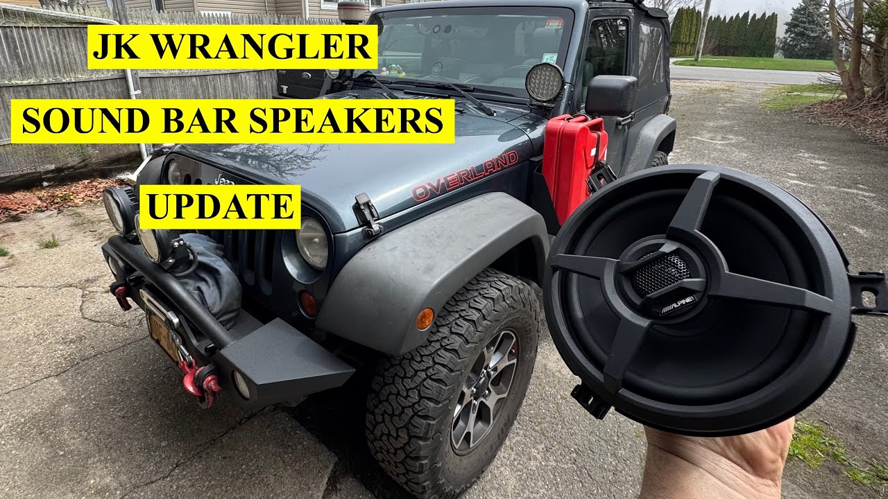 How to Upgrade Jeep Wrangler JK Overhead Sound Bar Speakers - Step-by-Step Install