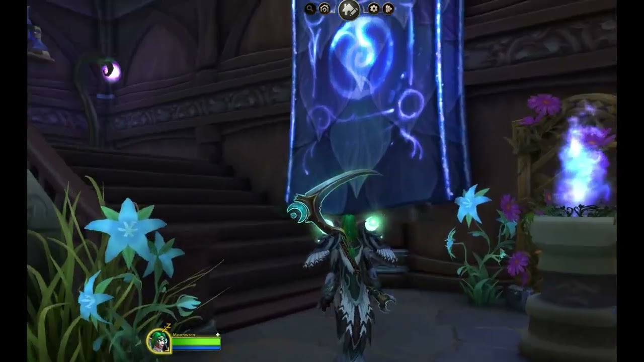Druidic Night Elf World of Warcraft Player Housing Tour | Cozy and Detailed