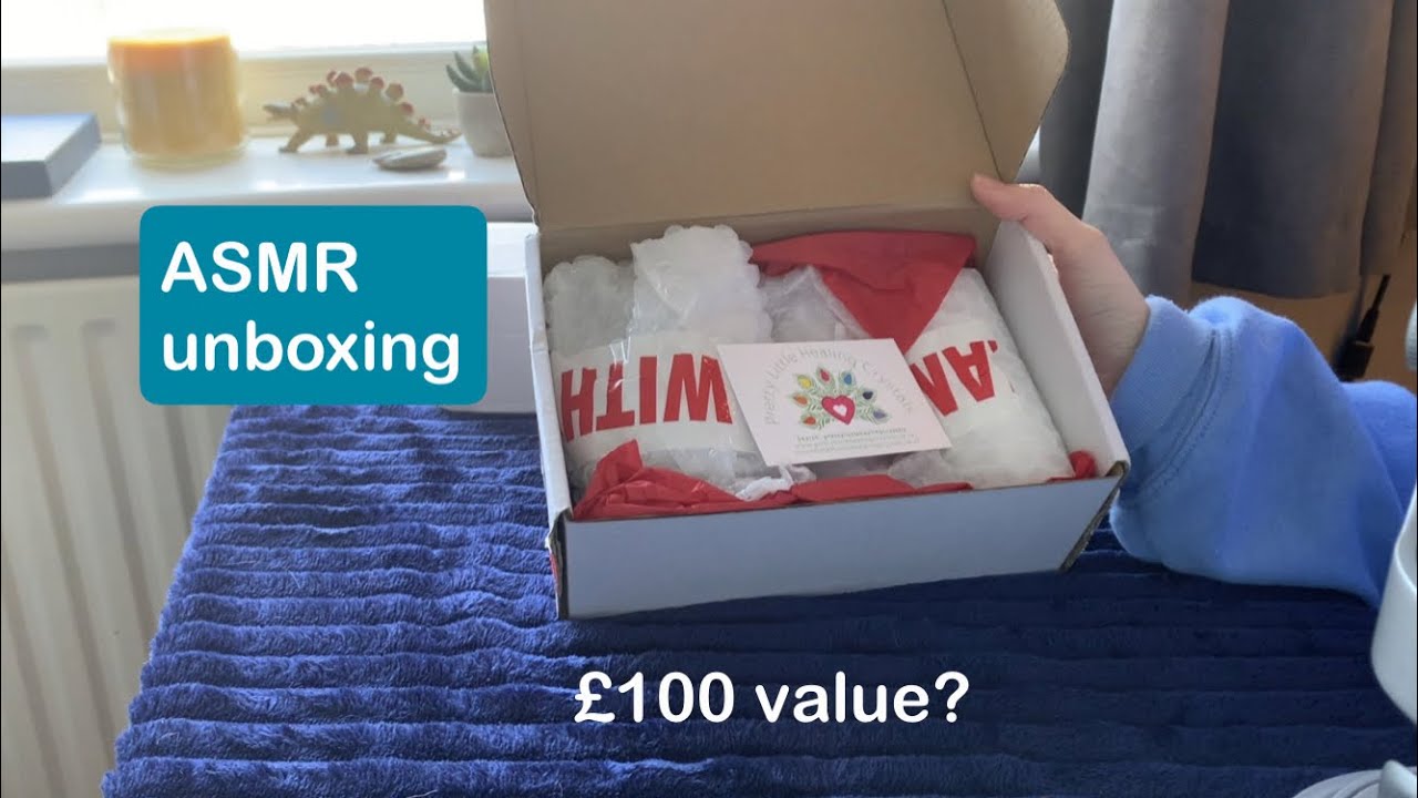 ASMR crystal mystery box unboxing (◕‿◕)&hellip; is it worth it?