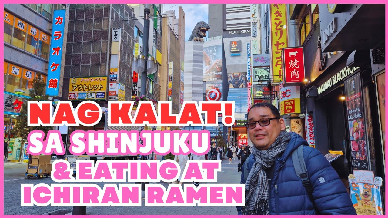 How To Go Godzilla and Ichiran Ramen here at Tokyo Kabukicho Shinjuku
