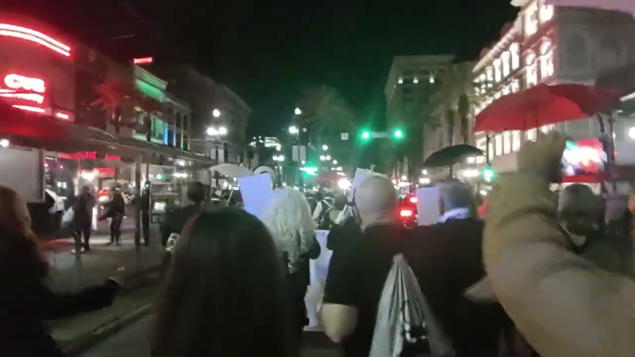 DomCon Second Line down Canal in New Orleans