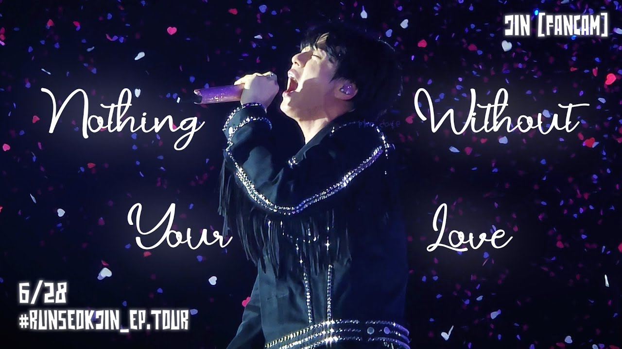 [4K] 250628 NOTHING WITHOUT YOUR LOVE 💙🎸⚡️ #RUNSEOKJIN_EP.TOUR 방탄소년단 진 직캠