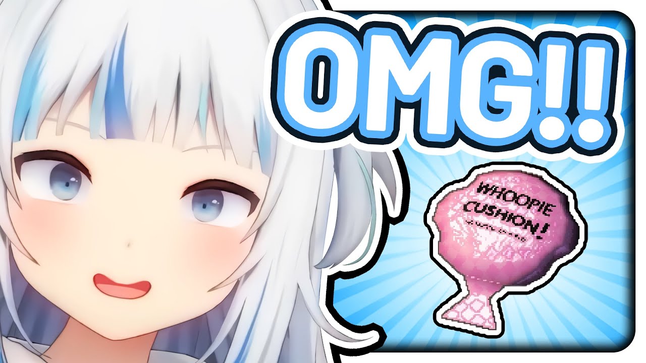 Gura finds a Whoopee Cushion and of course she loves it 【Hololive EN / Lethal Company】