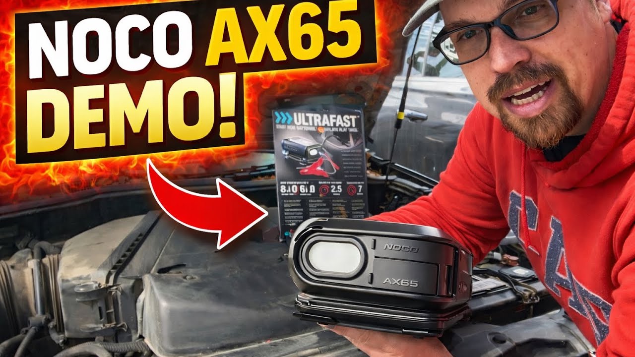 NOCO AX65 Review | 2000A Heavy Duty Jump Starter & Tire Inflator for Trucks, SUVs, and Cars