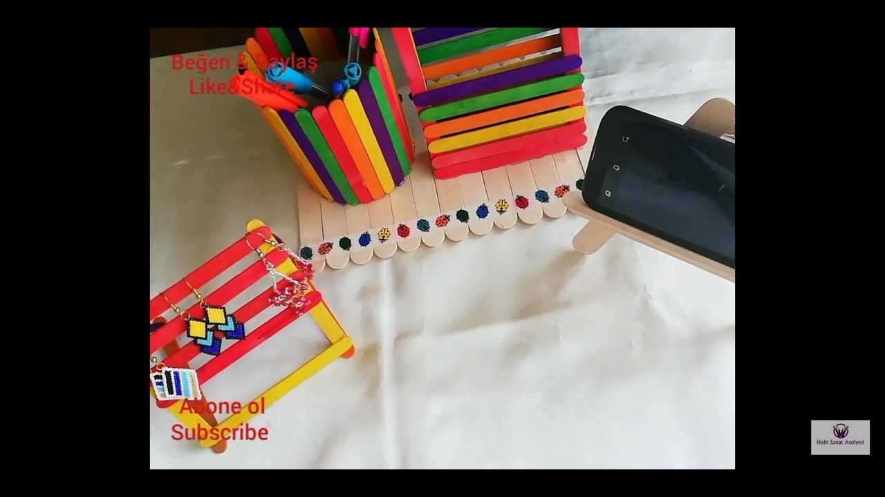 DIY Kendin yap Abeslang ile 3 farklı obje yapımı - Create 3 different objects with DIY