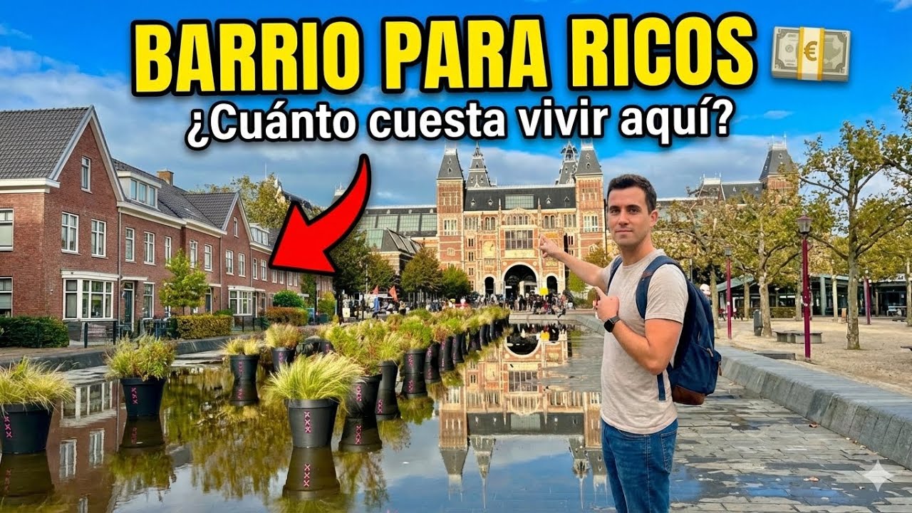 ¿Cuánto CUESTA vivir en el barrio más RICO de Ámsterdam? 🇳🇱