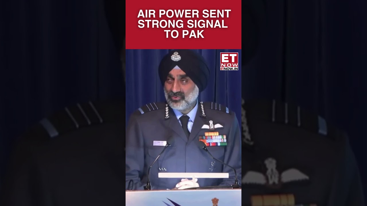 IAF Chief AP Singh highlights role of air power in swift strikes on Pakistan and deterrence | ET Now