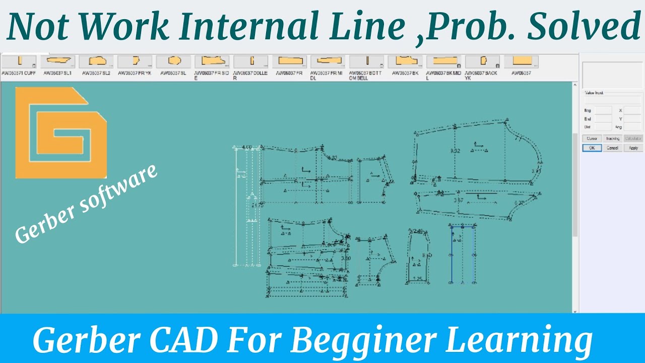 Not working Internal Line Gerber CAD software, Problem Solved For Beginner Bangla Tutorial.
