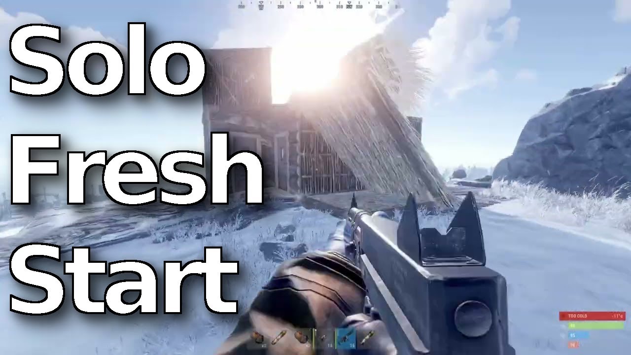Rust: Trausi's Solo Skills Tested - Fresh Start Wipe from Nothing to Raiding Bases