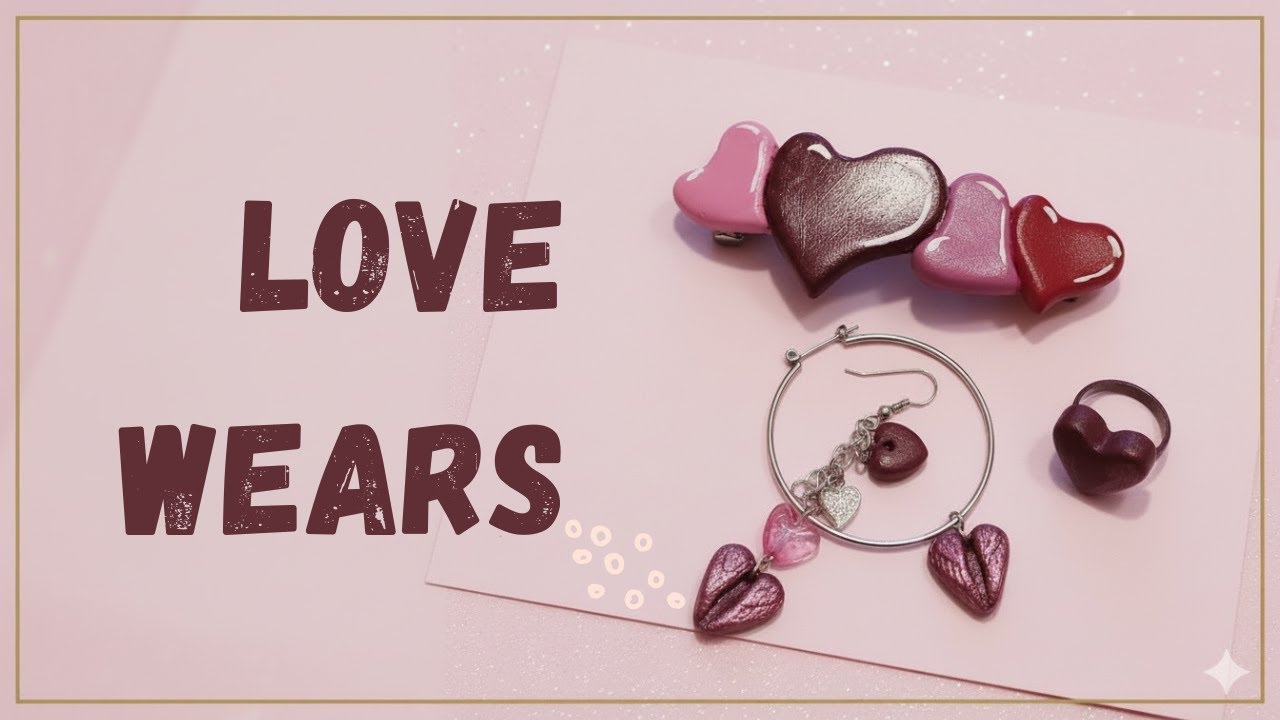 DIY Valentine’s Day Accessories with Clay | Elegant Handmade Set