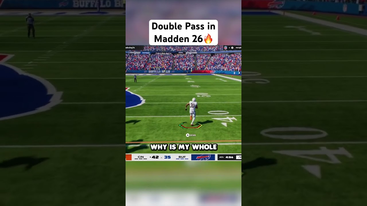 Double Pass in Madden 26🔥 #madden26 #madden #thegoosetv #fyp #gaming