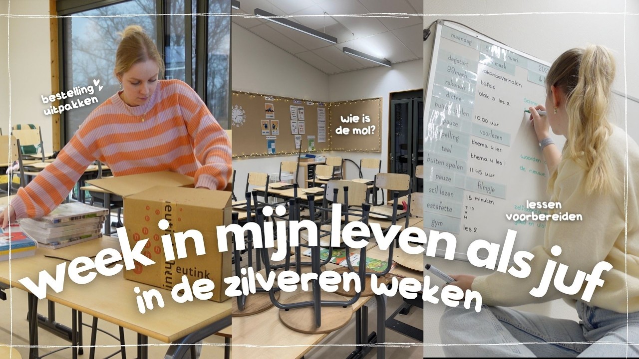 zilveren weken en tips om je les snel en makkelijk wat leuker te maken | juffenweekvlog