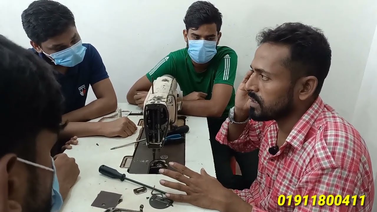 কিভাবে প্লেন মেশিন এর নিডেল বার  সঠিক পজিশন করে 01911800411