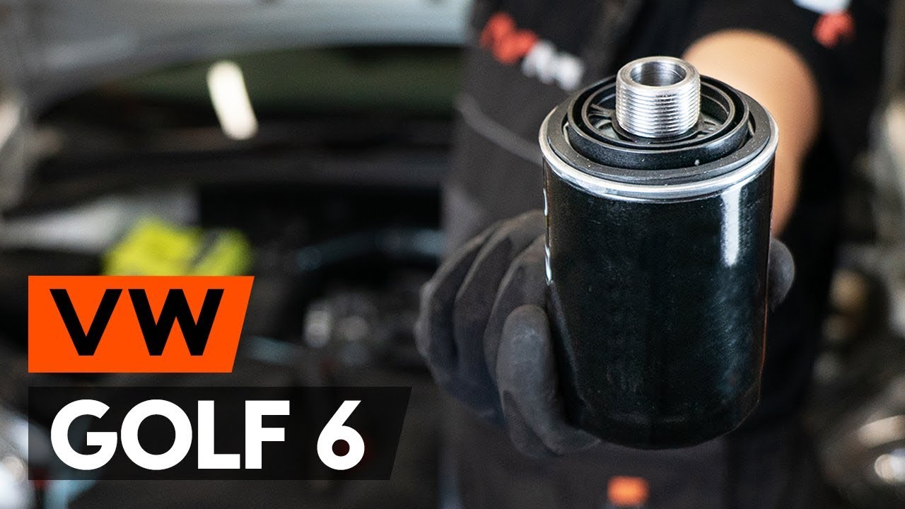 Kako zamenjati oljni filter in motorna olja na VW GOLF 6 (5K1) [VODIČ AUTODOC]