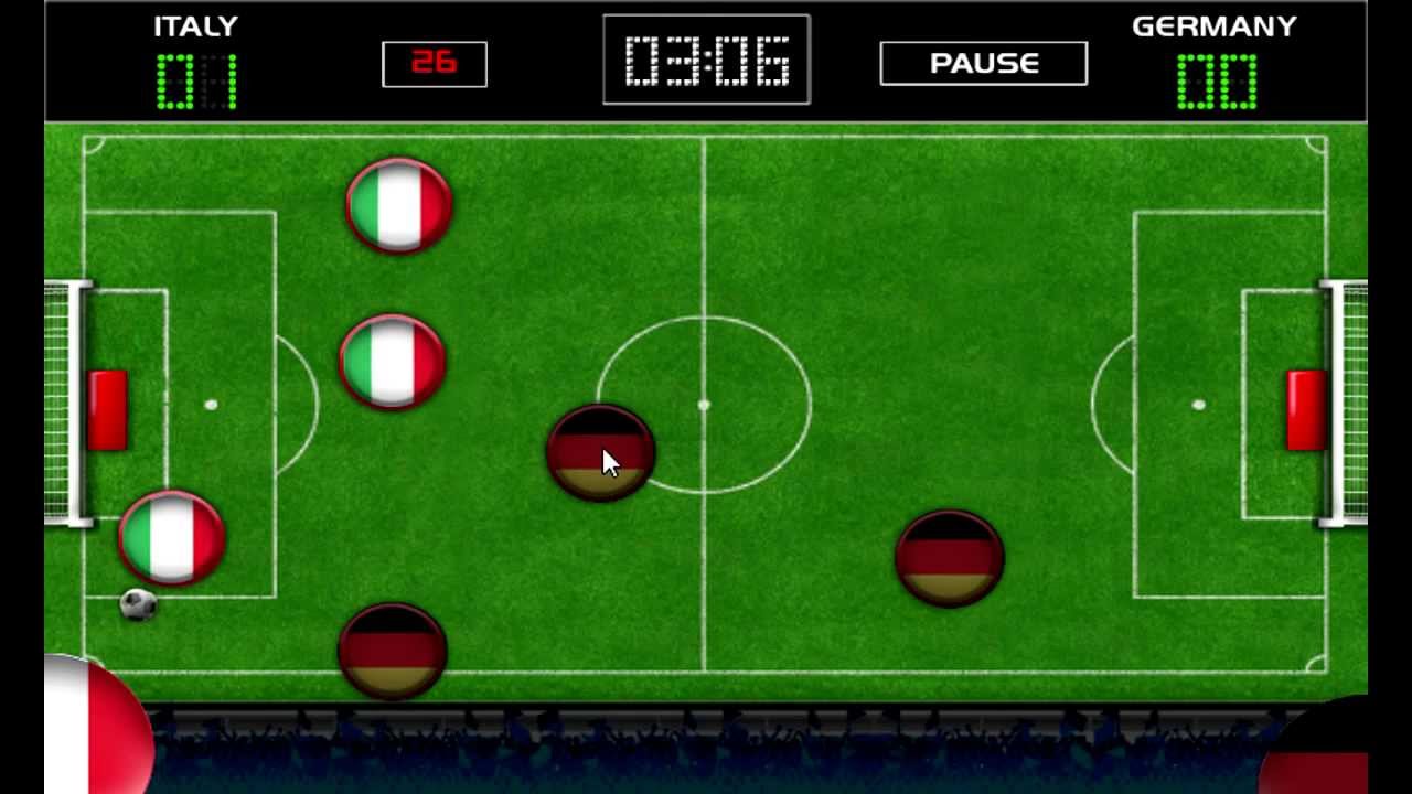 Button Soccer Gameplay - Android Mobile Game