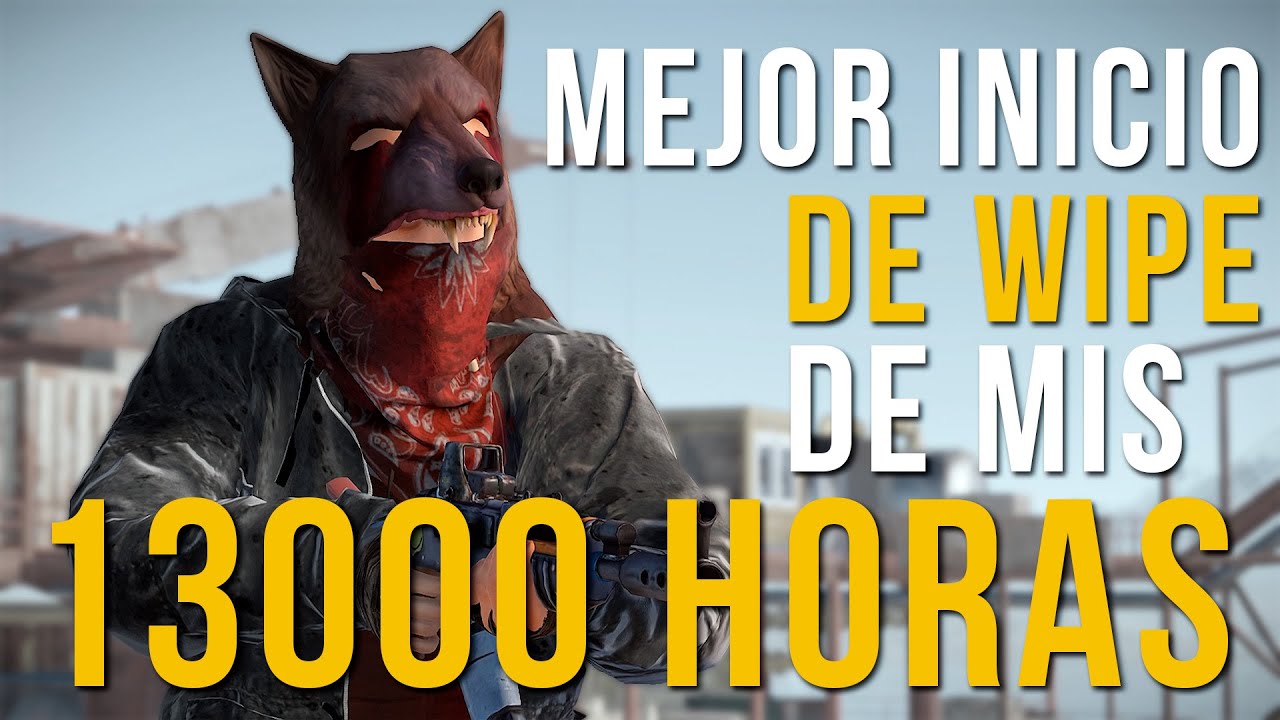 El MEJOR INICIO DE WIPE de mi VIDA | RUST NUEVO WIPE CAP 1 |