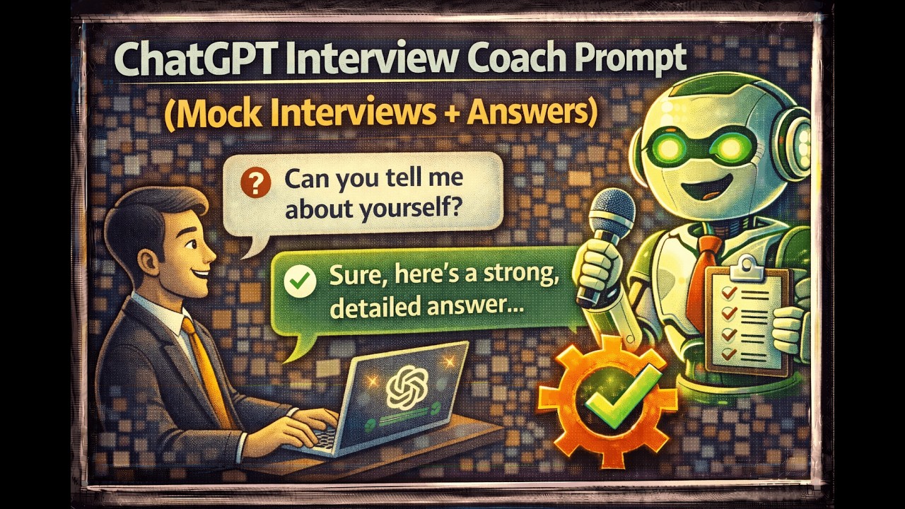 The BEST ChatGPT Interview Coach Prompt (Mock Interviews + Answers)