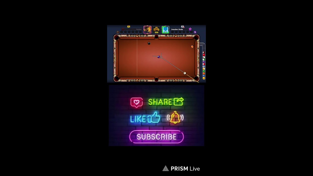I AM BACK 8BALL POOL TRICK SHOT😎😱