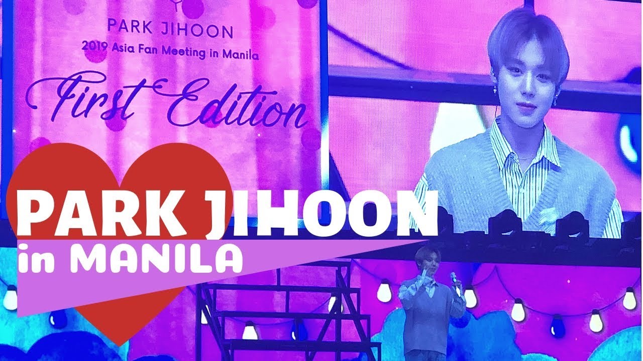 190315 Park Ji Hoon Asia Fan Meeting in Manila “First Edition
