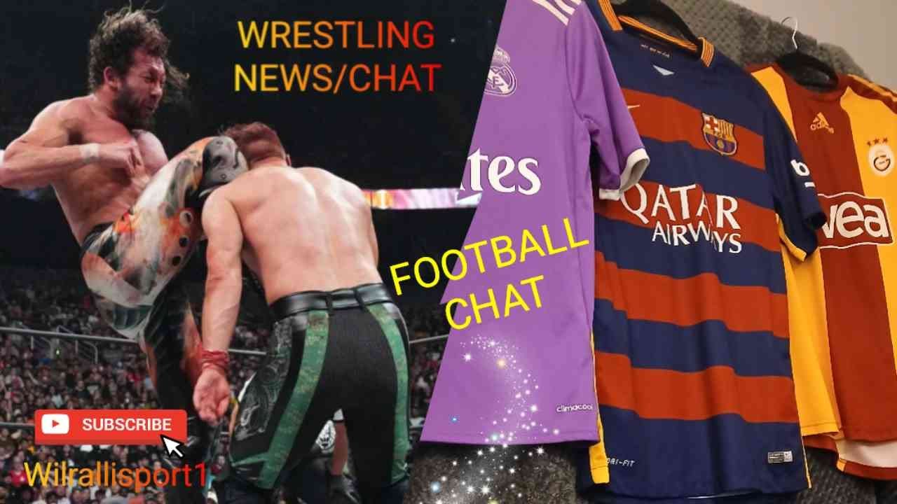 WRESTLING NEWS/FOOTBALL CHAT.FROM CARLISLE UTD CHAT TO MODRIC AT AC MILAN 
