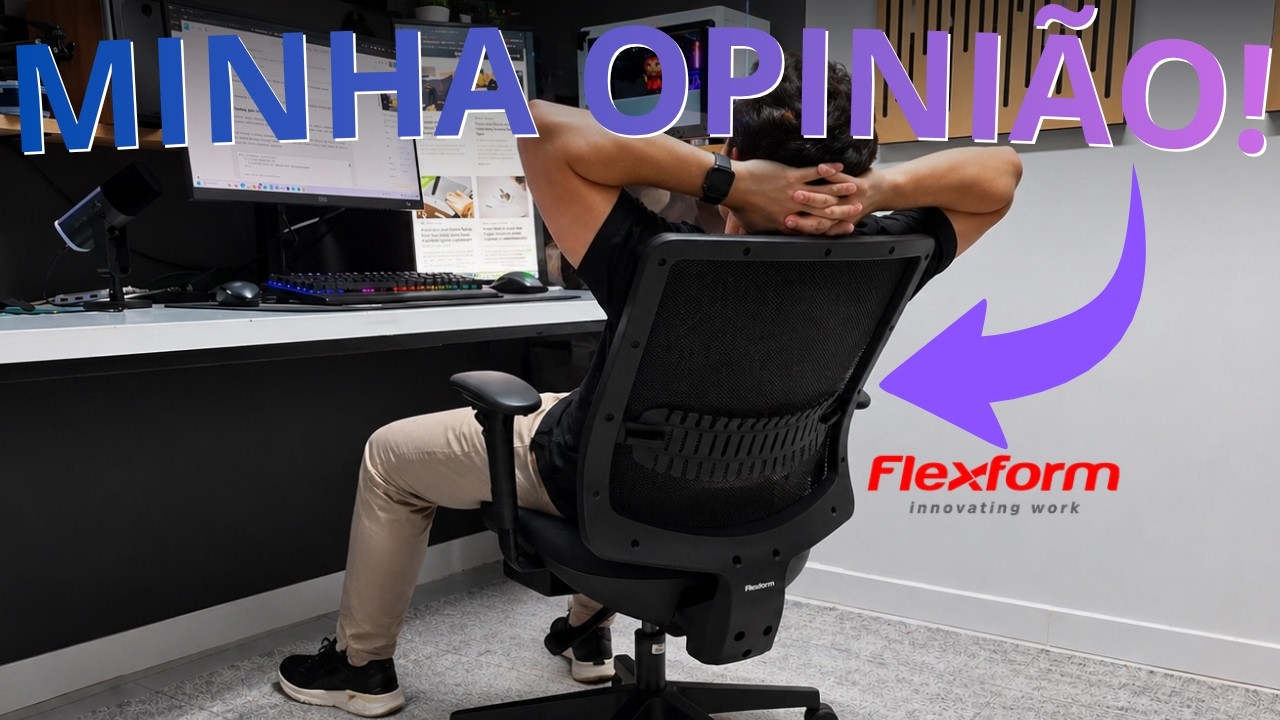 Cadeira Flexform Uni All Black é boa? Minha opinião!