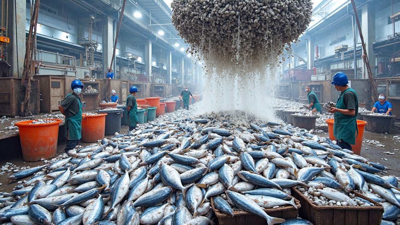 Giant Trawlers Sweep the Ocean, Hundreds of Tons of Fish Sweeped Clean!