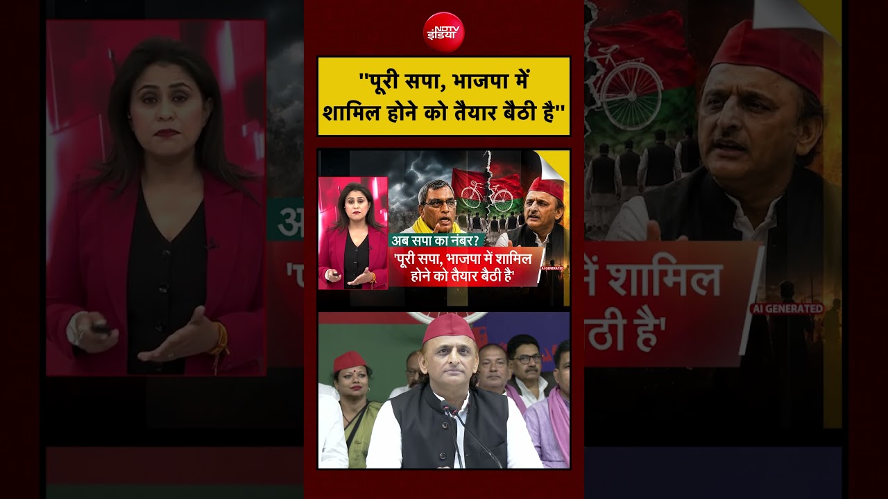 Sucherita Kukreti | UP Politics: ''पूरी सपा, BJP में शामिल होने को तैयार बैठी है''| #ndtvindia