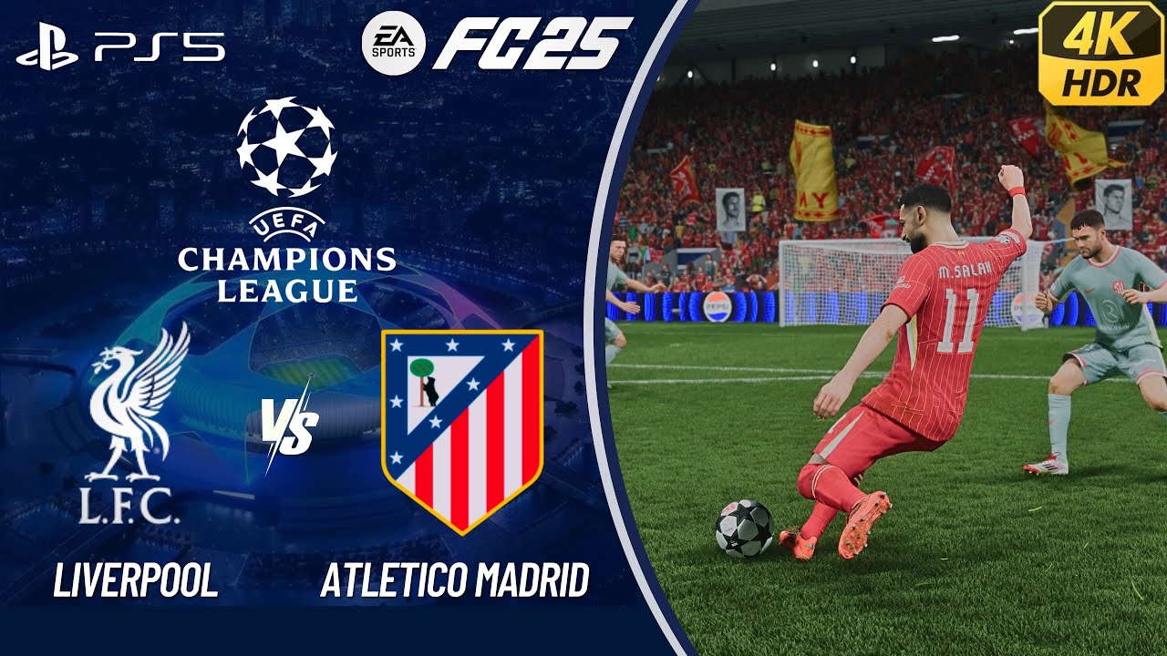 FC25 - LIVERPOOL VS ATLETICO MADRID | UEFA CHAMPIONS LEAGUE 25/26| LEAGUE PHASE | [4K60]