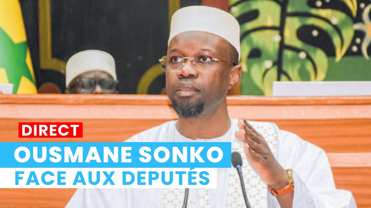 Direct • Assemblée - Ousmane Sonko face aux députés - question d'actualité au gouvernement