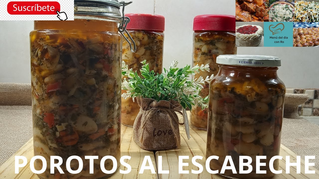 POROTOS AL ESCABECHE # POROTOS # ESCAVECHE