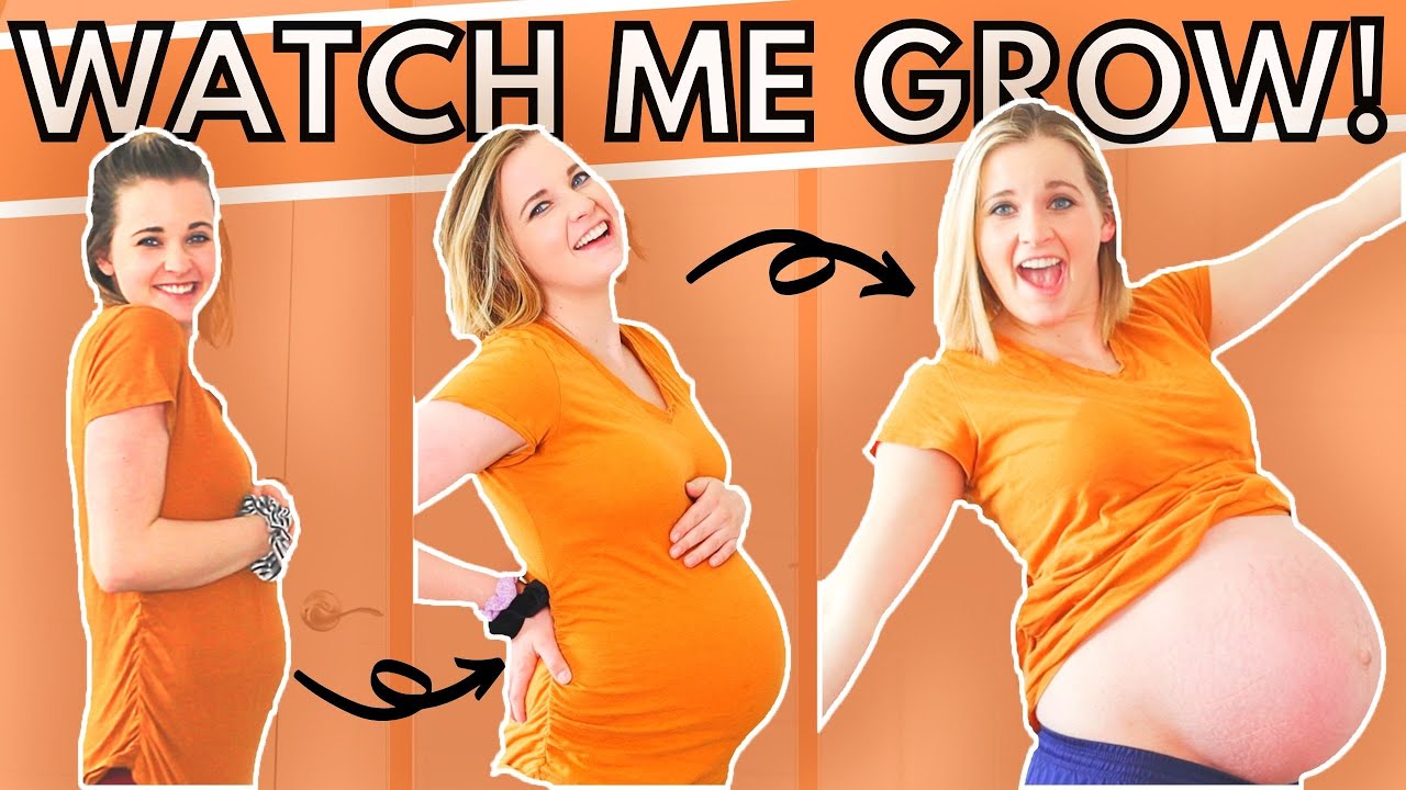 WEEK BY WEEK PREGNANCY BELLY PROGRESSION | Every Week of My Pregnant Belly!