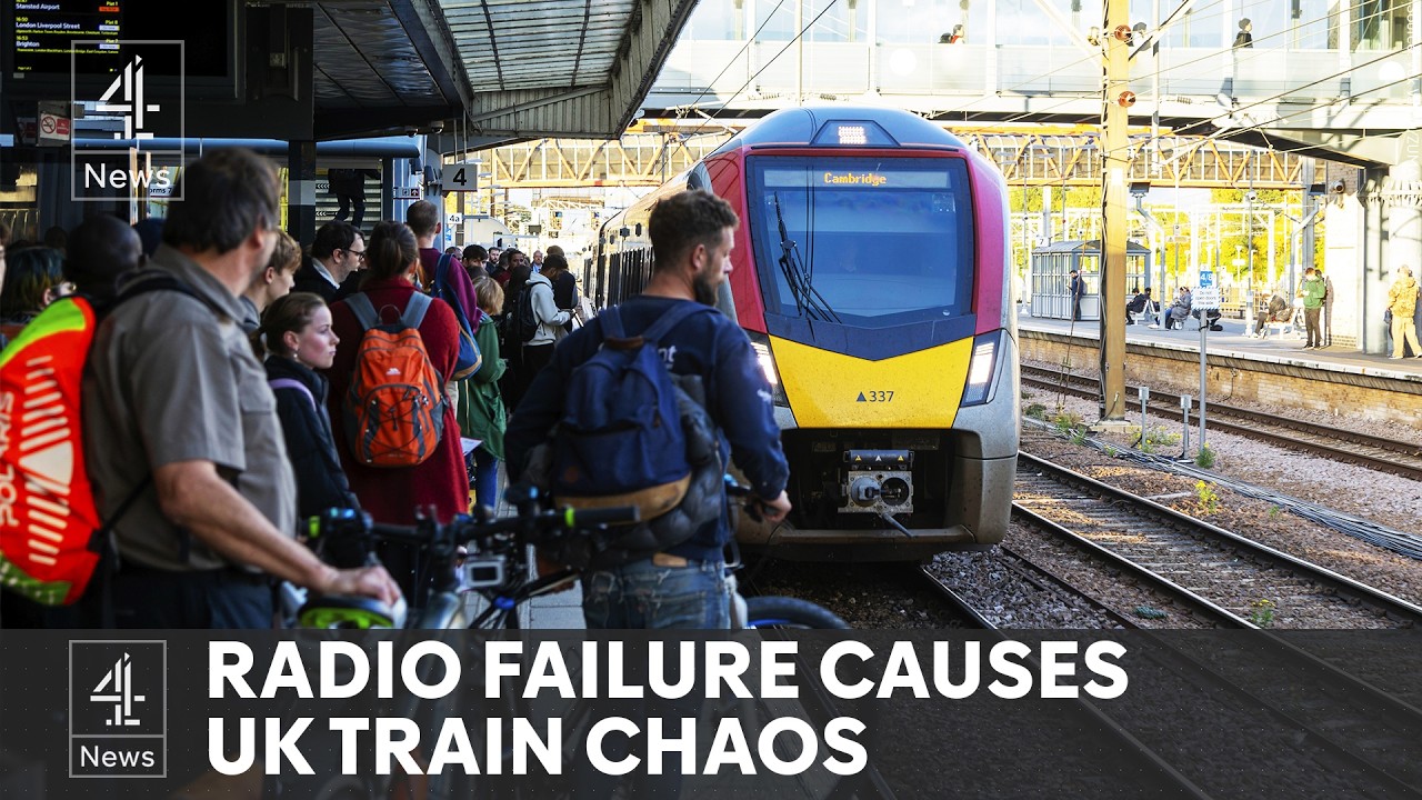 Chaos across UK rail network after radio system failure