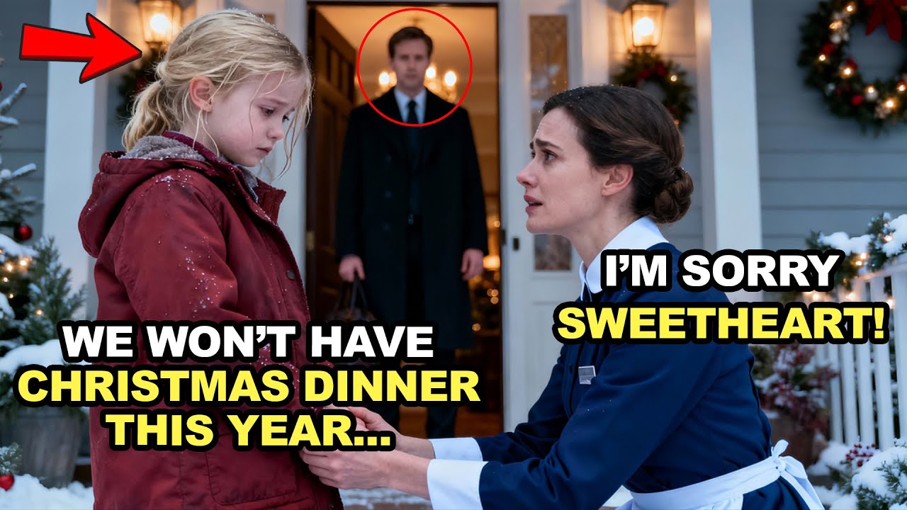 “FORGIVE ME, WE WON’T HAVE CHRISTMAS,” THE MAID CRIES TO HER DAUGHTER — A MILLIONAIRE OVERHEARS