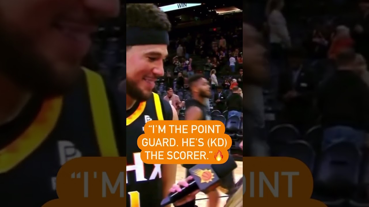 Devin Booker on his duo with Kevin Durant 👀